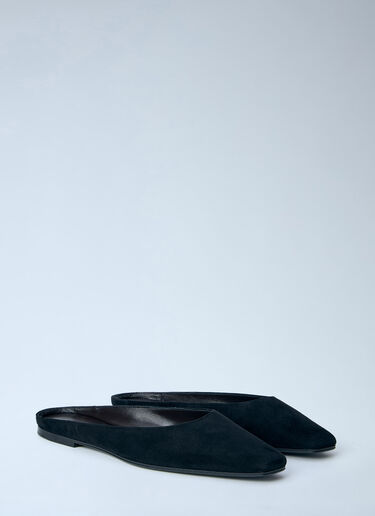LN-CC® - The Row: June Mules - Black The Row June Mules Black row0265020