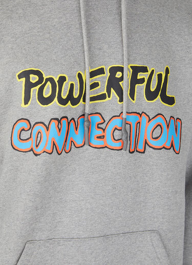 DRx x STEFAN MEIER x LN-CC Powerful Connection Hooded Sweatshirt Grey drs0350005