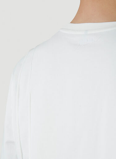 Ader Error Folded T-Shirt White adr0344010