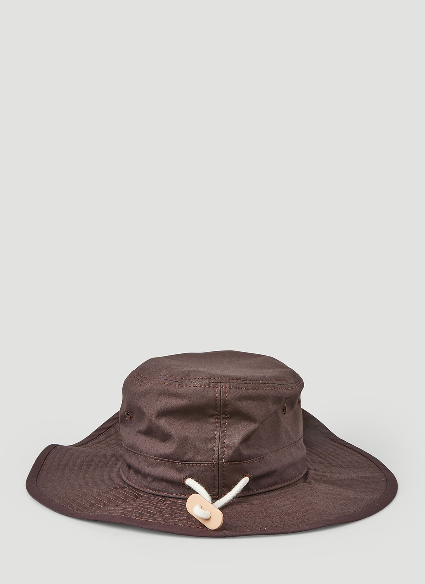Jil Sander+ Parachute Bucket Hat In Dark Brown