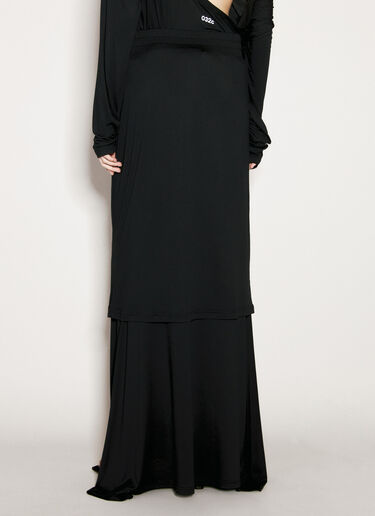 032C Daydream 叠层长款半身裙 黑色 cee0255002