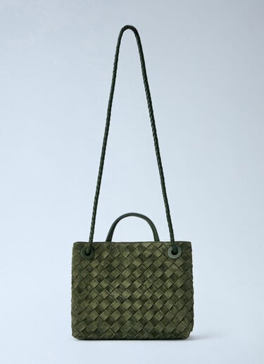 LN-CC® - Bottega Veneta: Small Andiamo Handbag - Green Bottega Veneta Small Andiamo Handbag Green bov0265018