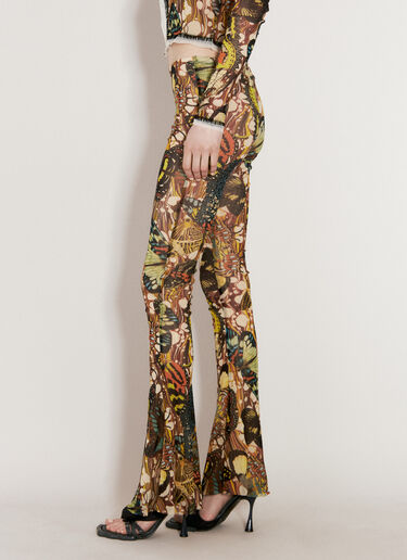 Jean Paul Gaultier Butterfly Mesh Pants Multicolour jpg0256004