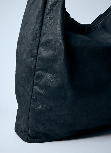 Rick Owens Suede Gemini Shoulder Bag Black ric0159059