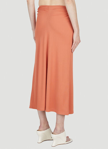 Crystal Orbit Ruched Skirt Christopher Esber Crystal Orbit Ruched Skirt Orange chr0252011