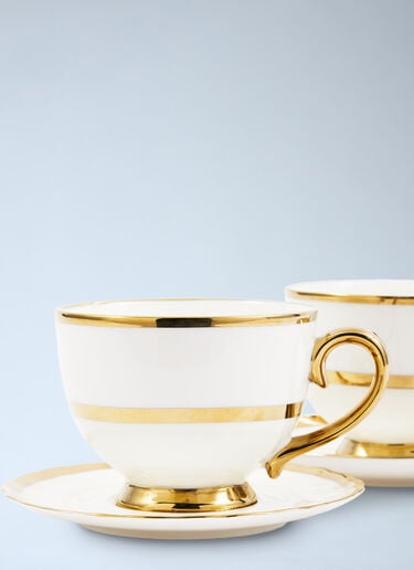 Set Of Two Golden Finds Teacups POLSPOTTEN Set Of Two Golden Finds Teacups White wps0691993