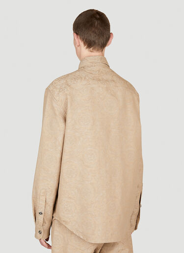 Versace Barocco 牛仔衬衫外套 米色 ver0155003