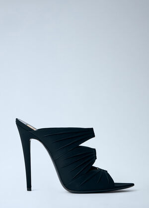 Saint Laurent Emilie Mules Sandals Black sla0263041