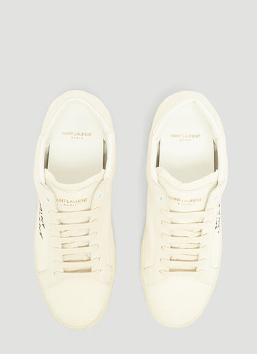 Saint Laurent Signature Court Sneakers White sla0134034