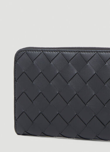 Intrecciato Zip Around Wallet Bottega Veneta Intrecciato Zip Around Wallet Black bov0153042