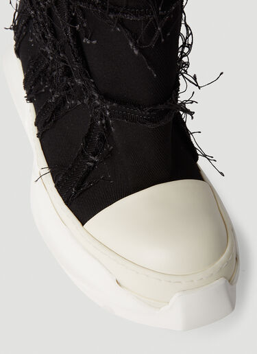 Rick Owens DRKSHDW Slashed Fogachine 靴子 黑色 drk0152017