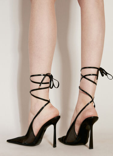 Saint Laurent Oxalis Slingback Pumps Black sla0255046
