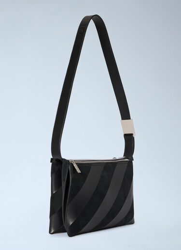 LN-CC® - Off-White: Sandbag 404 Diagonal Bag - Black Off-White Sandbag 404 Diagonal Bag Black ofw0264307