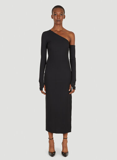 Dolce & Gabbana 不对称连衣裙 黑色 dol0250057