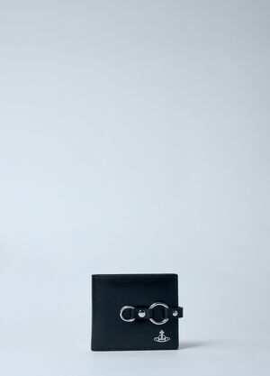 Vivienne Westwood Man. Bondage Bi-Fold Wallet Black vvw0159007