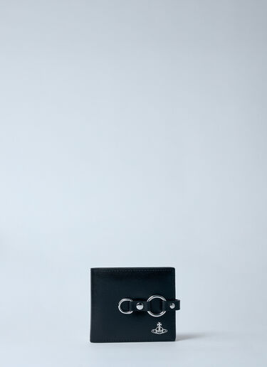 Vivienne Westwood Man. Bondage Bi-Fold Wallet Black vvw0159011
