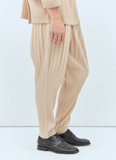 Homme Plissé Issey Miyake エイプリルプリーツパンツ  ベージュ hmp0157003