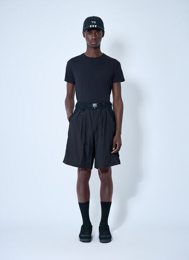 Y-3 Logo Motif Track Shorts Black yyy0160005