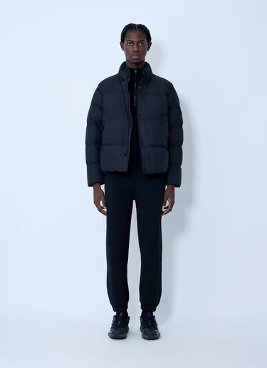 Stone Island Short Down Jacket Black sto0164010