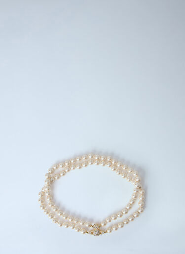 LN-CC® - Vivienne Westwood: Graziella Pearl Choker Necklace - Gold Vivienne Westwood Graziella Pearl Choker Necklace Gold vvw0264001