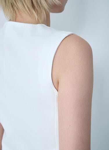 Max Mara Fornove Waistcoat White max0261006