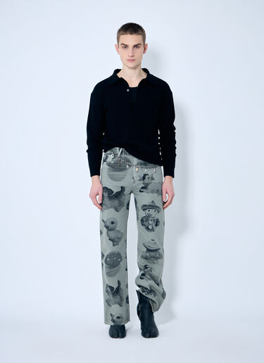Vivienne Westwood Raymond 牛仔裤  米色 vvw0160002