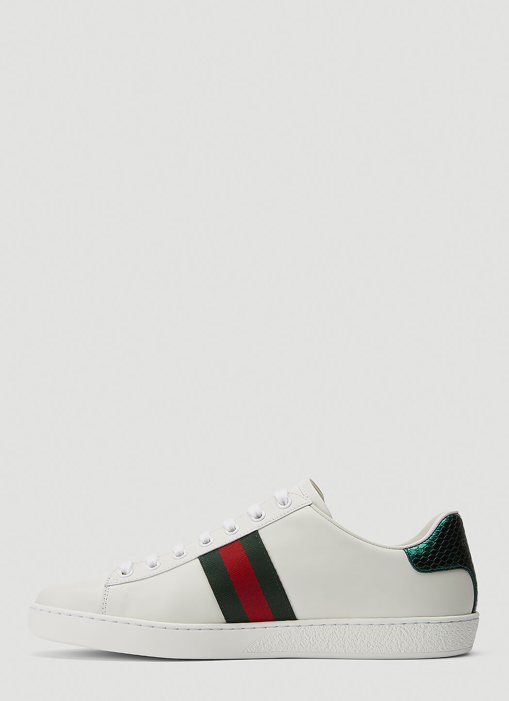 Gucci New Ace Arrow Sneakers in White LN CC