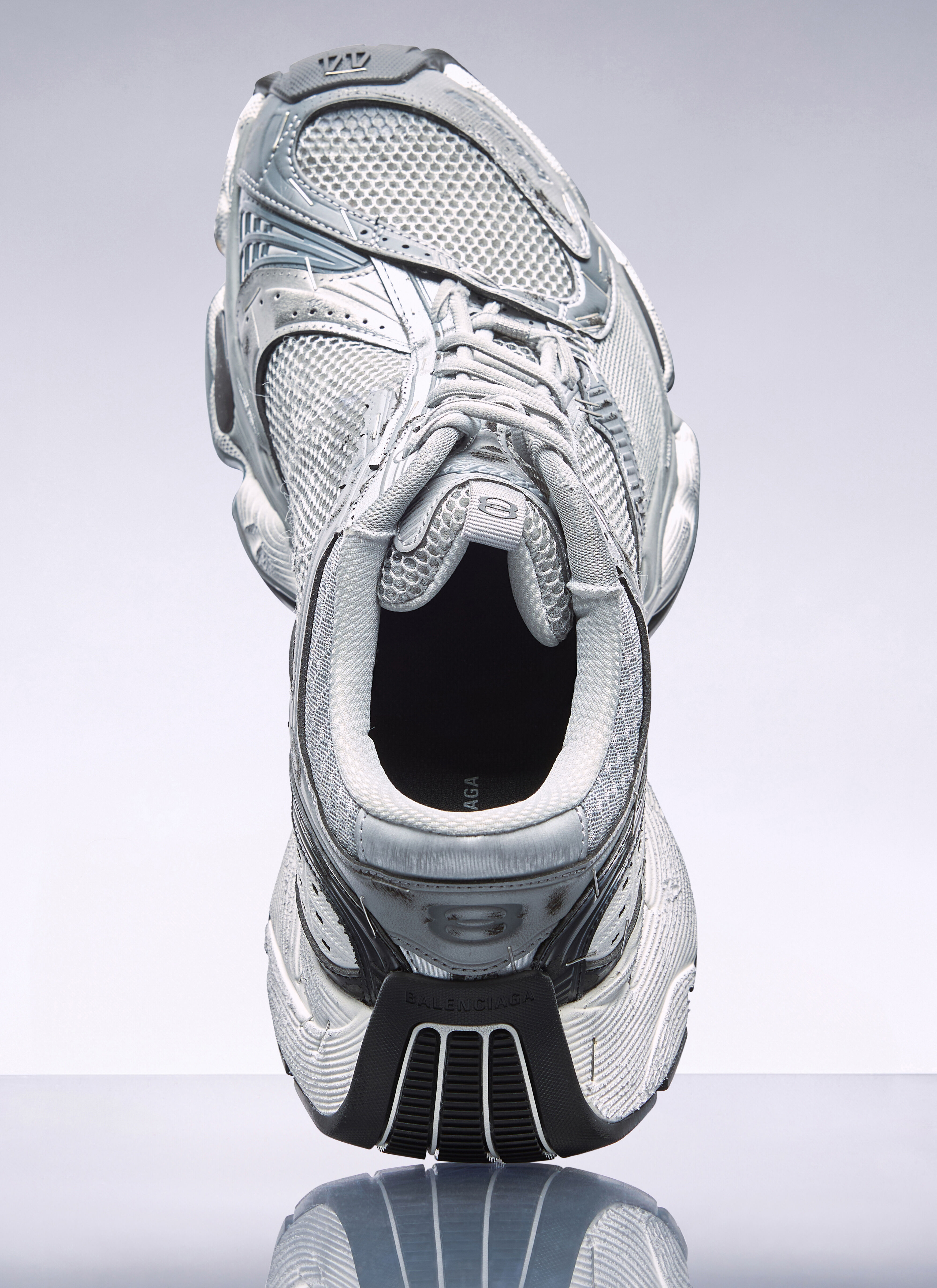 Balenciaga Men's' Stapler Sneakers in Grey | LN-CC®