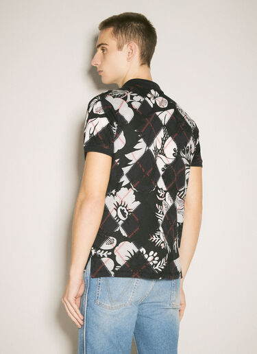 Vivienne Westwood Classic Polo Jacquard Shirt Black vvw0158006