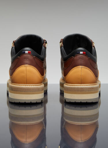 Moncler x Palm Angels Peka 305 Derby Shoes Brown mpa0155004