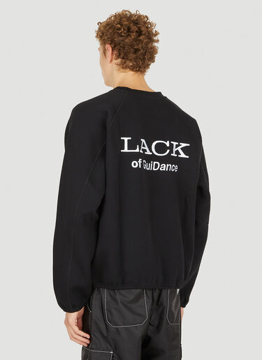 Lack of Guidance Alessandro Sweatshirt Black log0150003