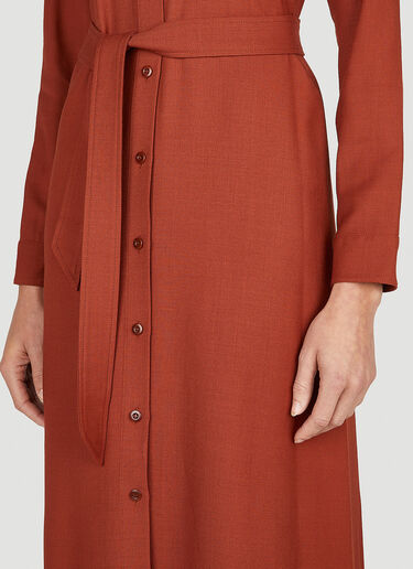 A.P.C. Gwyneth Dress Burgundy apc0251006