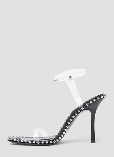 Alexander Wang Nova 105 Ankle-Strap Sandals Black awg0253033