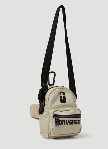 Rick Owens x Converse Mini Backpack Crossbody Bag Cream roc0348004