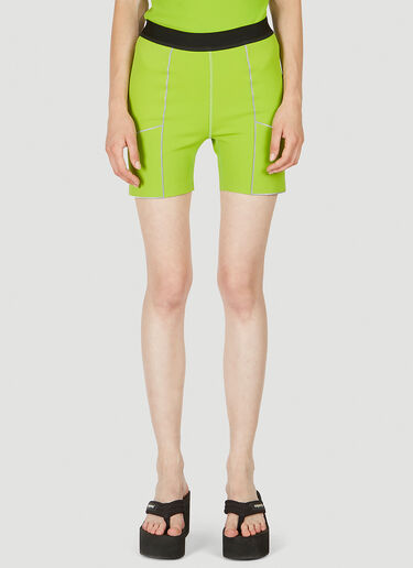 Coperni C+ Bike Shorts Green cpn0251005