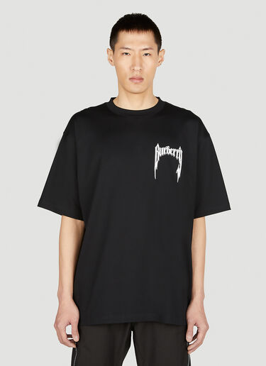 Burberry Logo Print T-Shirt Black bur0152048
