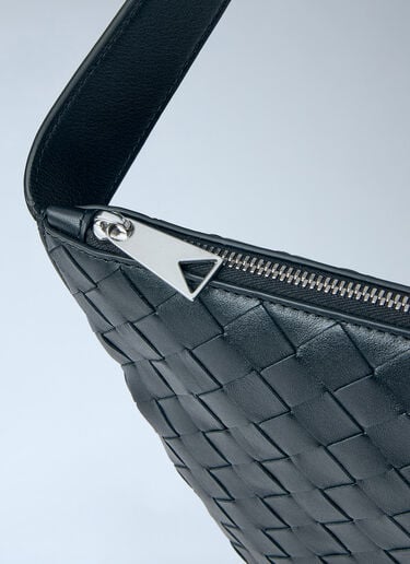 Bottega Veneta Intrecciato Leather Crossbody Bag Black bov0163003