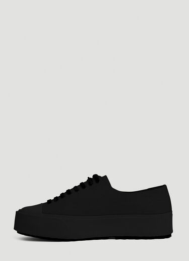 OAMC Logo Patch Lace Up Sneakers Black oam0152013