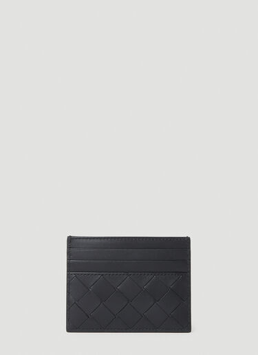 Bottega Veneta Intrecciato Cardholder Black bov0153055