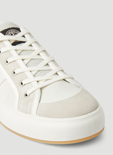 Stone Island Compass 贴饰运动鞋 白 sto0148107
