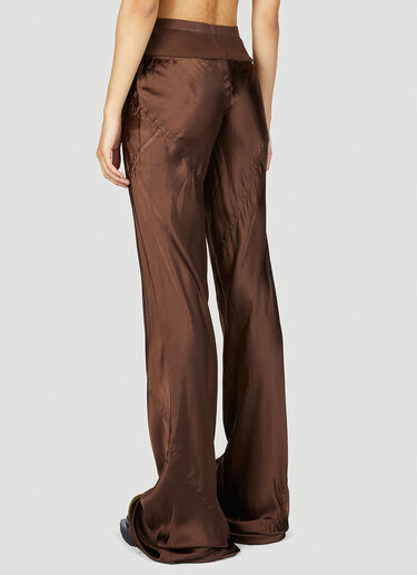 Bias Cut Satin Pants Rick Owens Bias Cut Satin Pants Brown ric0253006