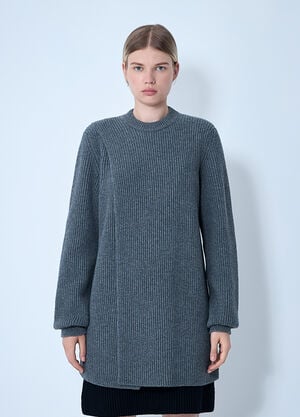 Jil Sander Overlapped Panel Sweater Black jil0262003