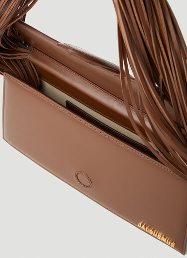 Jacquemus Le Bambino Long Ficiu Shoulder Bag Brown jac0251069
