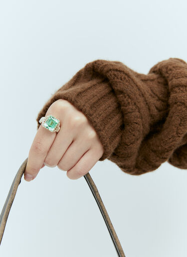 Baguette Cut Bound Willow Ring Bleue Burnham Baguette Cut Bound Willow Ring Silver bbm0354001