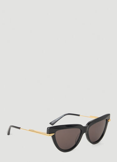 Bottega Veneta BV1265S 猫眼形太阳镜 黑色 bos0253004