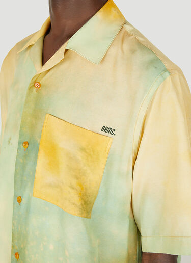 OAMC Kurt Cosmos Motif Shirt Yellow oam0148008