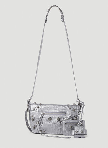 Balenciaga Le Cagole 斜挎包 银色 bal0151058
