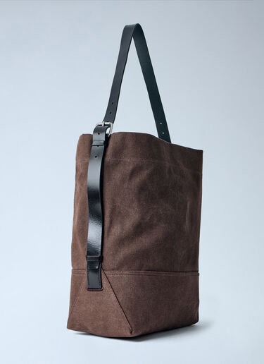 LN-CC® - Lemaire: Belted Tote Bag - Brown Lemaire Belted Tote Bag Brown lem0266026
