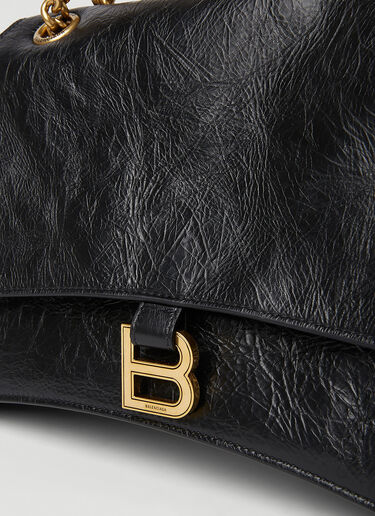 Balenciaga Crush 链带单肩包 黑色 bal0251122