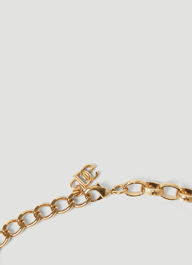 Dolce & Gabbana Kim Filigree Cross Necklace Gold dol0252027